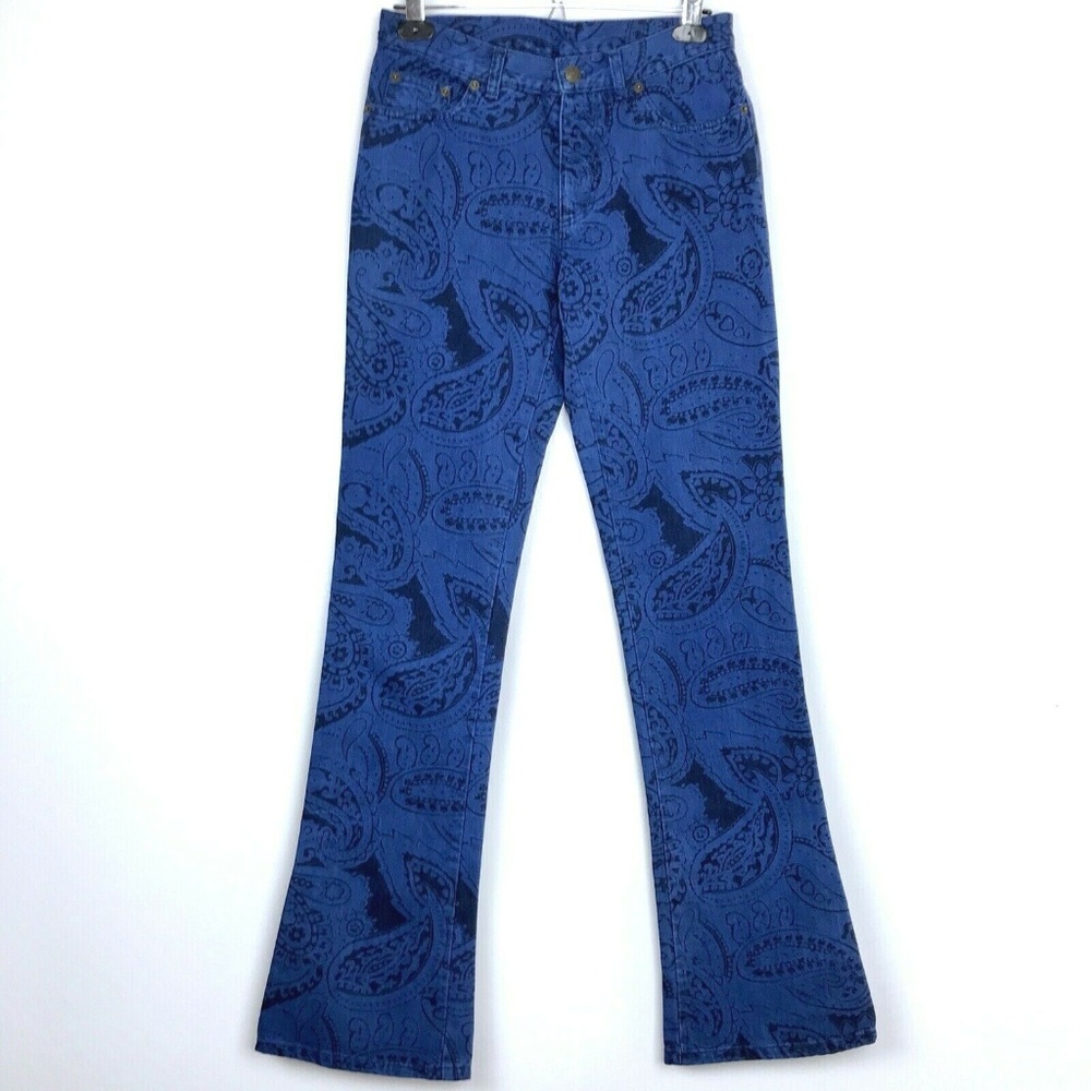 Etro Paisley Flare Jeans - Made in Italy